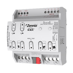 KNX контроллер  для 2/4-х трубных фанкойлов Zennio ZCL-FC010V MAXinBOX FC 0-10V VALVE