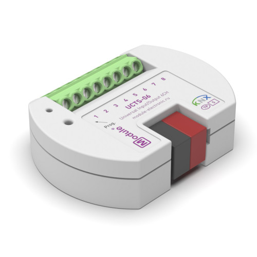 KNX гибридный модуль входов/выходов, 6 каналов Module Electronic UCTS-06
