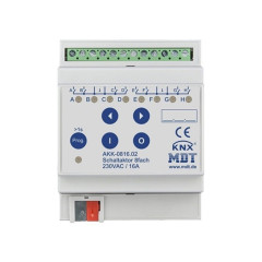 Актуатор релейный KNX/EIB 8-канальный компактный, NC/NO, 230В~, 16A MDT AKK-0816.03 