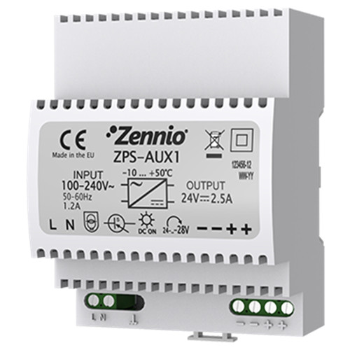 Power Supply 24VDC(2A) / Источник питания 24VDC(2A) Zennio ZPS-AUX1 