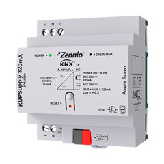 Универсальный блок питания KNX 320 мА с дополнительным выходом, KUPSupply 320mA Zennio ZPSU320 