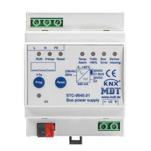 Источник питания KNX/EIB, выход 29В= / 640мА MDT STC-0640.01 