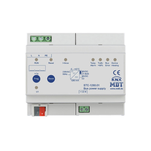 Источник питания KNX/EIB, выход 29В= / 1280мА MDT STC-1280.01 