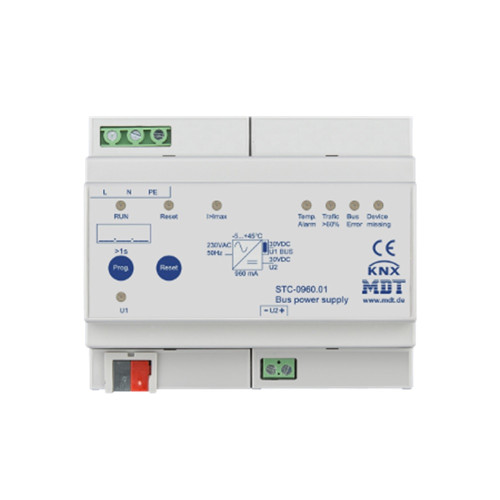 Источник питания KNX/EIB, выход 29В= / 960мА MDT STC-0960.01