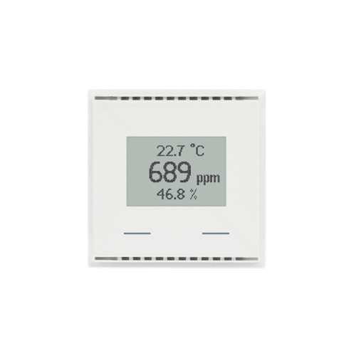 KNX AQS/ Датчик/контроллер TH-UP Touch CH для измерения CO2, температуры, влажности Elsner 70643 