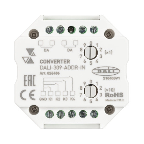 Конвертер DALI-309-ADDR-IN (DALI bus) (IARL, -) INTELLIGENT ARLIGHT 026486