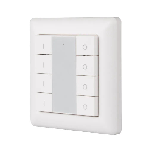 Панель управления KNX Knob SR-KN9550K8-UP White (KNX, DIM) (Arlight, IP20, пластик) 021370