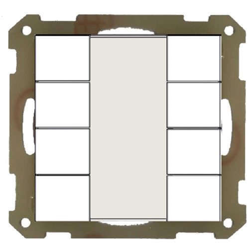  Кнопочный выключатель KNX/EIB 4x канальный (8 кнопок) MDT BE-TA5508.G1