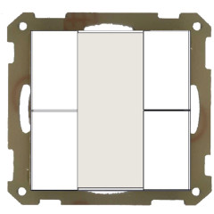  Кнопочный выключатель KNX/EIB 2x канальный (4 кнопки) MDT BE-TA5504.G1