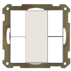  Кнопочный выключатель KNX/EIB 2x канальный (4 кнопки) MDT BE-TA5504.01