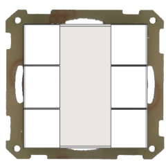  Кнопочный выключатель KNX/EIB 3x канальный (6 кнопок) MDT BE-TA5506.G1