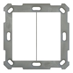 Выключатель кнопочный Lite 55 Basic MDT BE-TAL55B2.01 