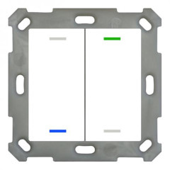 Выключатель кнопочный Lite 55 RGBW MDT BE-TAL5502.01 