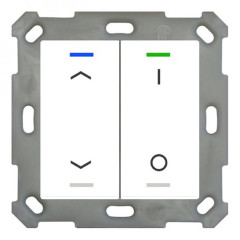 Выключатель кнопочный Lite 55 RGBW MDT BE-TAL55T2.C1 