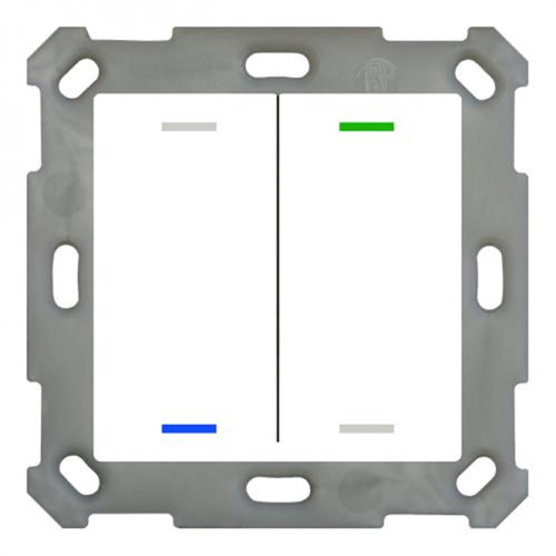 Выключатель кнопочный Lite 55 RGBW MDT BE-TAL55T2.01 