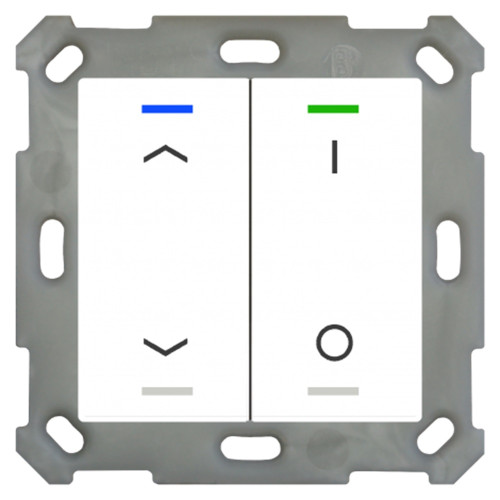 Выключатель кнопочный Lite 55 RGBW MDT BE-TAL5502.C1 