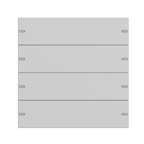 Сенсорная панель 4-х клавишная Gira 4 KNX, цвет: Серый, оттенок: Матовый, лакированный Gira 5024915 