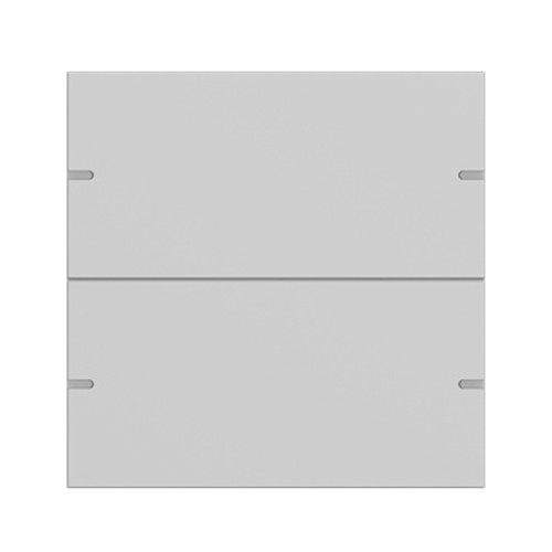 Сенсорная панель 2-х клавишная Gira 4 KNX, цвет: Серый, оттенок: Матовый, лакированный Gira 5022915
