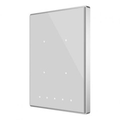 Выключатель сенсорный KNX Touch-MyDesign Plus, 4-кнопочный, цвет: Серебряный Zennio ZVI-TMDP4-PS 