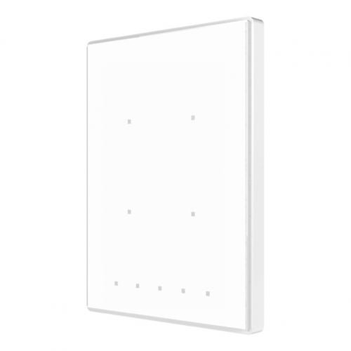 Выключатель сенсорный KNX Touch-MyDesign Plus, 4-кнопочный, цвет: Белый Zennio ZVI-TMDP4-PW 