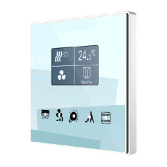 Контроллер комнатный KNX, дисплей 1.8 дюймов, 5 кнопок Zennio ZVI-SQTMDD Square TMD-Display