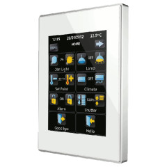 Панель KNX, ёмкостной сенсорный TFT экран 4.1 дюймов, цвет: Белый Zennio ZVI-Z41LIT-W Z41 LITE